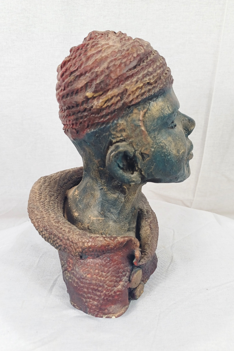 Sculpture artisanale guerrier