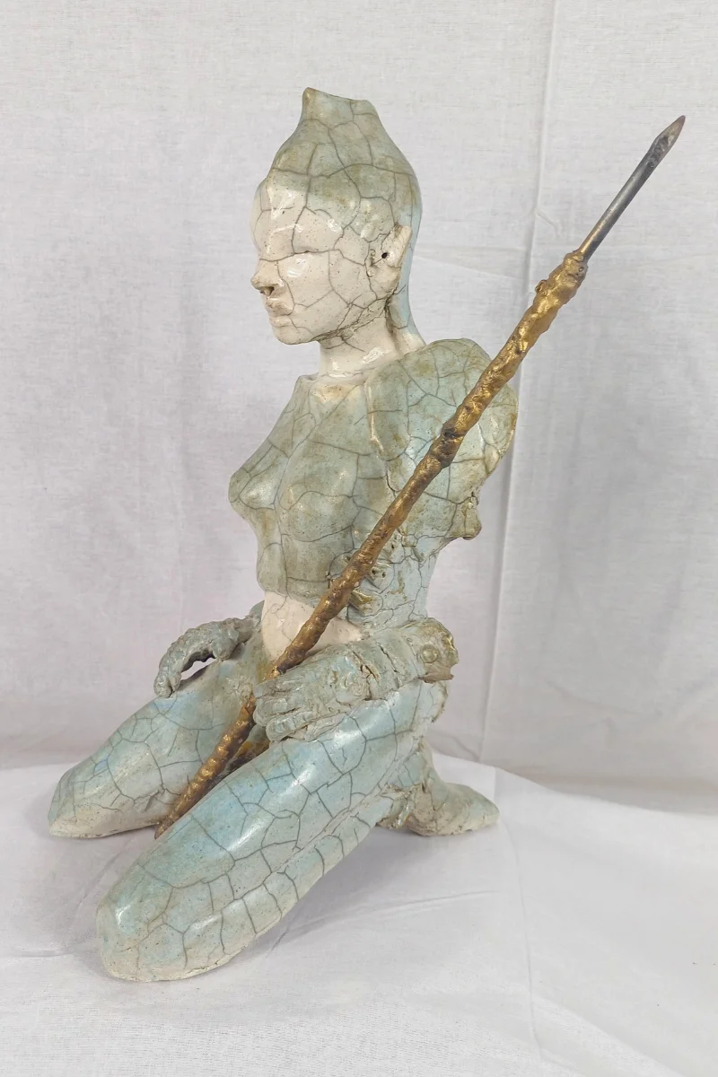 art sculpture guerrière