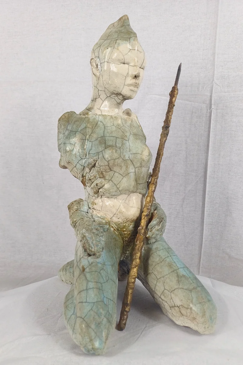 art sculpture guerrière