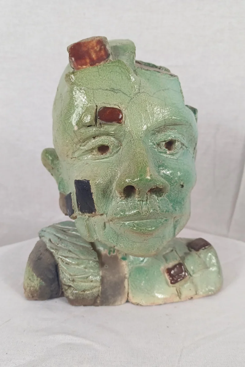 Sculpture unique guerrière