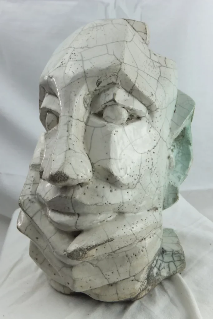 JACK CROS sculpture unique visages 2