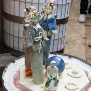 finition sculpture raku